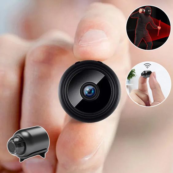 1080P HD Mini WiFi Camera for Home Office Included Sound Detector and Night Vision